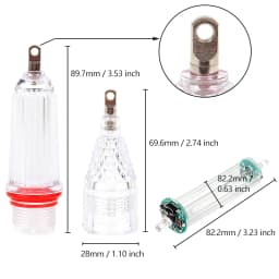 LED Luminous Fishing Light Sea Fishing Dual Light Waterproof Night Fishing Underwater Attracting Fish of Fishing Accessories