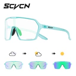 SCVCN Photochromic Cycling Sunglasses MTB Glasses Outdoor Road Bike Cycling UV400 Eyewear Men Women Bicycle Sports Hiking 2024
