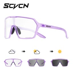 SCVCN Photochromic Cycling Sunglasses MTB Glasses Outdoor Road Bike Cycling UV400 Eyewear Men Women Bicycle Sports Hiking 2024