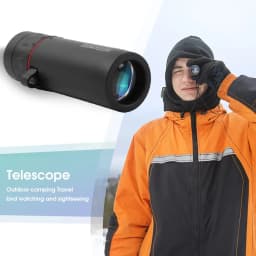 3000x25 monocular HD remote professional monocular, mini portable telescope, suitable for outdoor camping and hunting