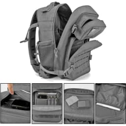 25/45L Women/Men Tactical Backpack School Bag Gym Rucksack Treeking with Dual Cup Holder Camping Equipment Back Pack