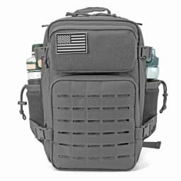25/45L Women/Men Tactical Backpack School Bag Gym Rucksack Treeking with Dual Cup Holder Camping Equipment Back Pack