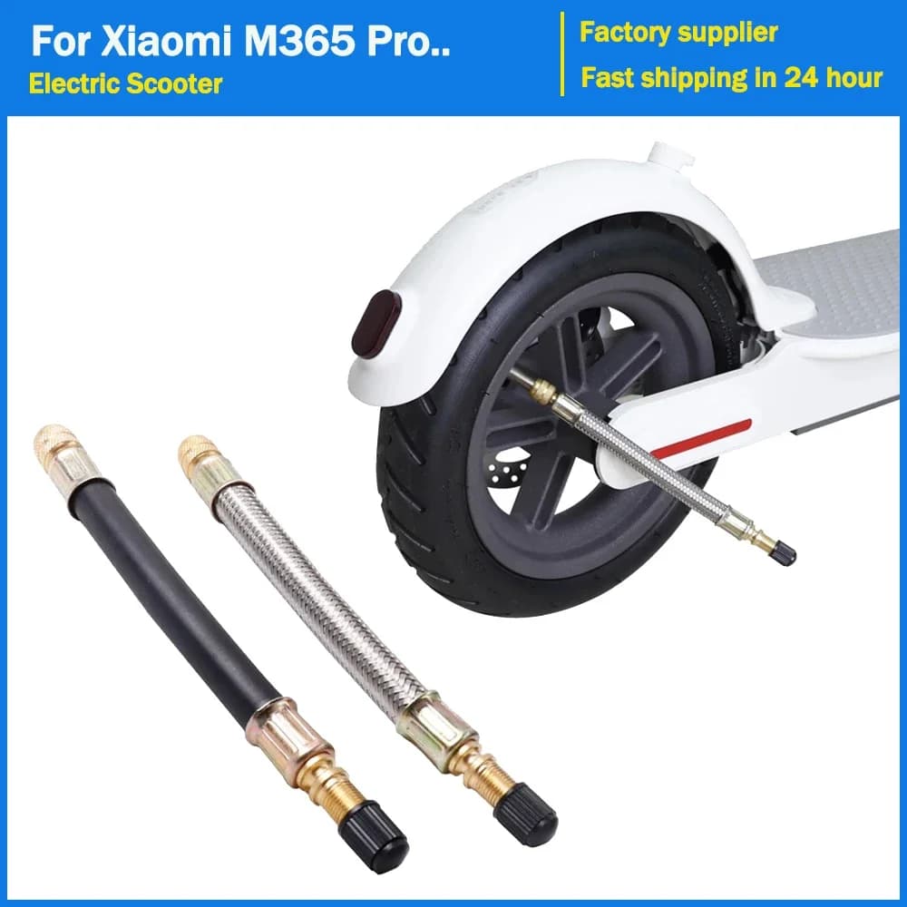 Universal Electric Scooter Wheel Tube Tire Valve Extension for Xiaomi M365 Pro 1s Pro2 Mi3 E-Scooter Inflation Extension Tube