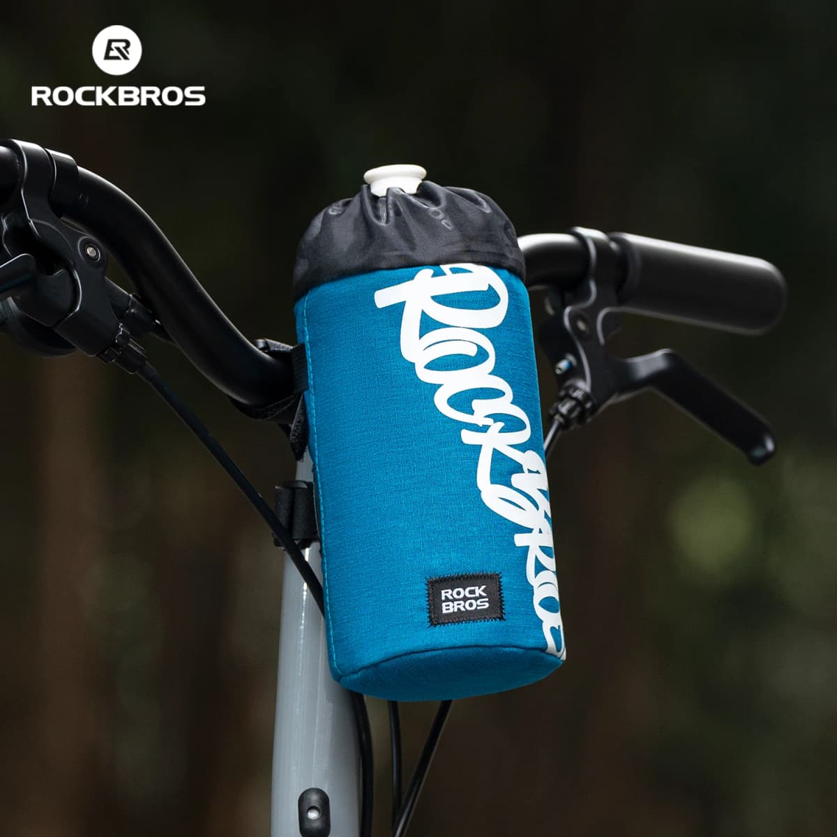 ROCKBROS Bicycle Bag Cycling Water Bottle Pouch Mtb Bike Insulated Kettle Bag Riding Cycling Tail Bag Front Beam Handlebar Bag