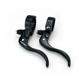 MAGICBROS Bike Brake Levers 22.2/31.8mm for MTB/Road/Fixie Bicycle, Ergonomic Dual-Control Bicycle Handlebar Bicycle Accessories