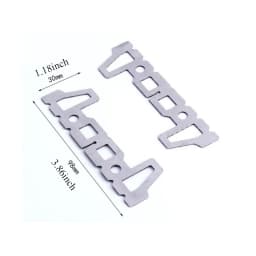 A Pair Camping Alcohol Stove Cross Stand Titanium Boiler Rack Portable Tools Thermostability Outdoor Travel Card Furnace Support