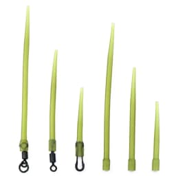 20pcs Carp Fishing Accessories Hair Rig Hooklink Anti Tangle Sleeve Rubber Tubing For Carp Rig Swivels Fishing Sleeve End Tackle