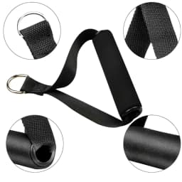 2Pcs of Professional Rope Grip Gym Exercise Resistance Bands with Anti Slip Handles Fitness Accessories