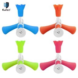 Caiton 4PCS Triangle Golf Tees 1.99in & 2.38in, Adjustable Mother-Child Design, Ball Marker Holder, 2 Styles, Long Drive Use