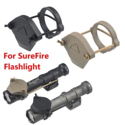 Flashlight Protective Cover Airsoft Tactical Light Front Lens Cap For SureFire M300 M600 M952V M951 Mod Scout Light Protector
