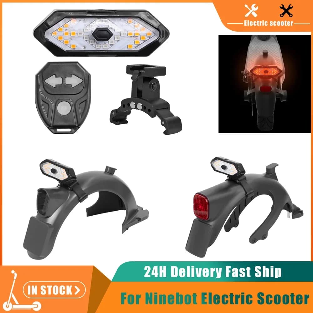 Turn Signal Warning Light Usb Rechargeable for XIomi M365 Pro for Ninebot Max G30 G30D/E/LP/G2 for Kugoo Night Riding Lamp