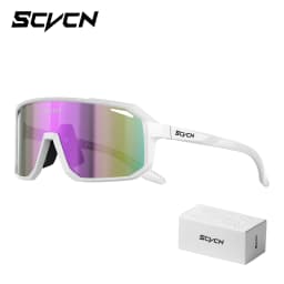 SCVCN Outdoor Cycling Glasses Men Bike UV400 Eyewear Sports MTB Road Goggles Bicycle Women Driving Hiking Climbing Sunglasses