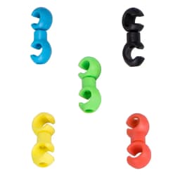 10PCS 360°Rotatable Bicycle Brake Cable Clips Rotatable Road Bicycle Cable Housing Fixing Holder Guide Buckle Clips