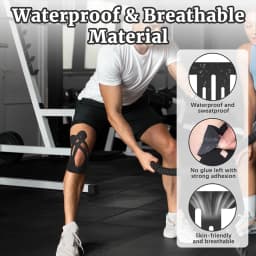 10pcs Kinesiology Tape for Knees, Knee Support & Stability, Knee Pain Relief Athletic Tape - Waterproof & Elastic, Breathable