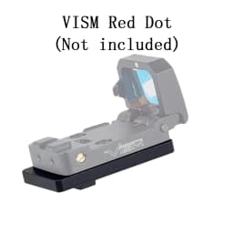 Universal G17 Mount Rear Sight Plate Mount Base Adapter For Glock 17 19 G17 G19 Fit RM VISM VISM-PRO M1 M2 Red Dot Sight