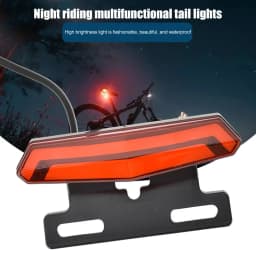 24-48V Ebike Front Brake Rear Light Set Horn Headlight Switch Energy Saving With Ebike Turn Functional Tail Light Bicycle Light