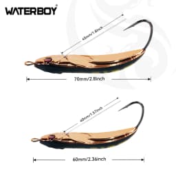 WATERBOY 60mm 12g 70mm 15g Weedless Spoon Fishing Lure Hard Bait OEM Factory