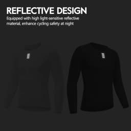 ZRSE Men Cycling Base Layer Jerseys Sweatshirt Long Sleeve Shirt Bicycle Clothing Road MTB Sleeveless Vest Bike Clothes Male Top