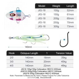 Metal Jig Head Hook 100g150g200g250g300g Kabura Bullet Squid Lure Assist Hooks Sinking Jigging Lure Bottomship Marlin Inchiku
