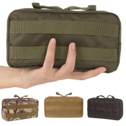 Tactical Molle EDC Tool Pouch Hunting Vest Dump Drop Pouches Outdoor Sports Fishing Camping Accessories Organizer EMT Waist Bag