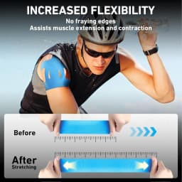 10 PCS Kinesiology Tape for Shoulder Precut,Shoulder Tape -Waterproof & Breathable, Enhance Elastic Sports Tape for Pain Support