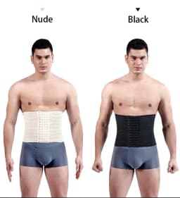 Men Slimming Body Shaper Waist Trainer Trimmer Belt Corset For Abdomen Belly Shapers Tummy Control Fitness Compression Shapewear