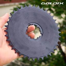 GOLDIX 3-Bolt MTB/Road Bike Chainring Wide and Narrow Teeth AERO Chainring CNC Hollow Cutting Machining for SRAM 3 Bolt Crankset