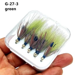5pcs Woolly Bugger Streamers Fly Fishing Lures Brass Bead Head Black/Olive Brown Tassel - Trout Salmon Trout Perch fly fishing