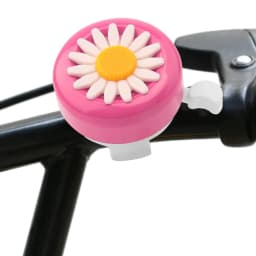 Pink/Red/Blue Flower Bicycle Bell Cute Floral Bike Horn Easy Install Cycling Accessories for Girls Women Kids Bike Ornaments