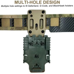 Tactical Drop Leg Carry Platform Metal Modular Adjustable Pistol Holster Adapter Compatible QLS Airsoft Adapter Accessories