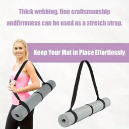 Adjustable Yoga Mat Storage Strap with Thickened Carrier - Multi-Purpose Fitness Strap Suitable for Yoga Mats, Gym Eq