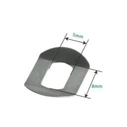 5pcs/10pcs Bait Casting Reel Handle Shaft Washer 5*8mm Fishing Reel Handle Spacer Isolation Sheet Spring Leaf for Fishing