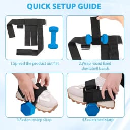 1/2pcs Tibialis Trainer Dumbbell Foot Strap Adjustable Ankle Weights Strap Leg Muscles Strength Training Workout