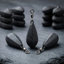 Carp Fishing Inline Sinkers Set 5PCS 42G-128G Lead Weights for Versatile Carp Rig Setup Stable Casting Fishing Tackle
