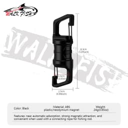 WALK FISH 1Pcs Fishing Magnetic Buckle Mountain Buckle Multi-function Tool Fishing Hook Tools Magnetic Buckle Fishing Tackle