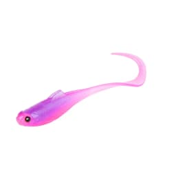 Curly Tail Grub Soft Plastic Lures for Bass, Trout & Panfish, Finesse Ribbon Tail Swimbait for Freshwater Fishing