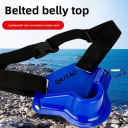 Durable Fishing Fighting Belt Quality Fish Rod Holder Adjustable Belt Waist Rod Holder Boat Fishing Accessories Fishing Tackle