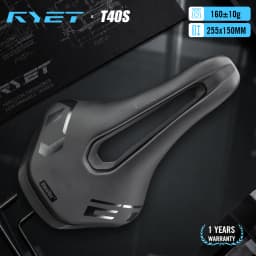 RYET 3D Printed Carbon Bike Saddle Ultralight MTB Road Fiber Bicycle Seating Cushion Comfortable Ventilated Cycling Seat Parts