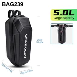 NEWBOLER 5L Electric Scooter Front Bag With Password Lock Large Capacity Electric Scooter Bag Outdoor Storage For Xiaomi Scooter