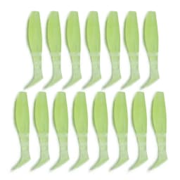 15pcs Fishing Bait 5.5CM 2G T-tail Soft Bait Luya Fake Bait Soft Worm Soft Bait Single Tail Worm Fishing Lures Lure Carp Fishing