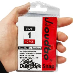 Duo Lock Snap Swivel High Strength Fishing Snap Clip Stainless Quick Change Fishing Snaps Solid Black Nickel 29lb-104lb