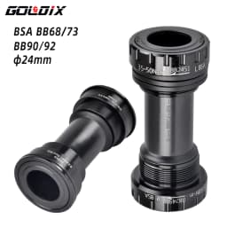 GOLDIX BB68 BB92 Bike Bottom Bracket Adapter Screw‑In & Press‑Fit 68/73mm Frame Shell 24mm Crank Axle MTB Road Bicycle Bottom Br