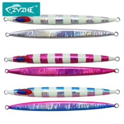 ZYZHE Sea Fishing JiG Lure 80-300G Pencil Bait Big Gram Heavy Striped Artificial Hard Bait Deep Sea Boat Fishing Fakebait Tackle