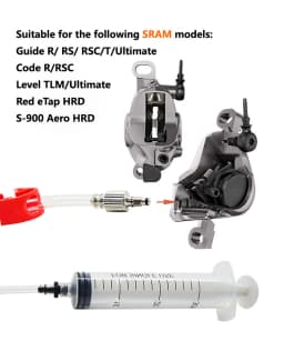 New 2024 Pro Bicycle Hydraulic Disc Brake Oil Bleed Kit For SHIMANO,SRAM,Avid,Series MTB Road Bike Brake Repair Tools