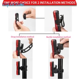 Bicycle Tail Light Bike Rear Light USB Rechargeable Waterproof Night Riding Safety Warning Taillight MTB Cycling Accessories 