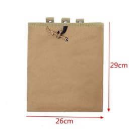 MOLLE Dump Pouch Hunting Mag Recovery Bag Drawstring Magazine Recycling Storage Pack Hunting Gear Holder