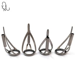 TN99 5PCS TUCRLST Fishing Tip Guides Building Fishing Rod Guides Ring Saltwater Repair Kit For Fishing Replacement Accessorie