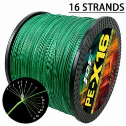 JOF X8 X16 Strands PE Braided Fishing Lines 0.16mm-0.8mm 18-200LB 300M 500M Multifilament Wires Sea Fish Line Ocean Rock Fshing