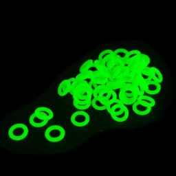 50Pcs/Pack Camping Nail Night Vision Luminous Ring Round Multi-functional Tents Accessories