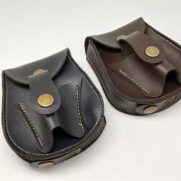 Black/brown Slingshot Steel Ball Carrying Storage Bag Handmade Leather Multifunctional Magnetic Suction Integrated Waist Bag